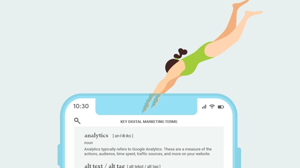 Paradigm Blog Digital Marketing Terms Illustration website