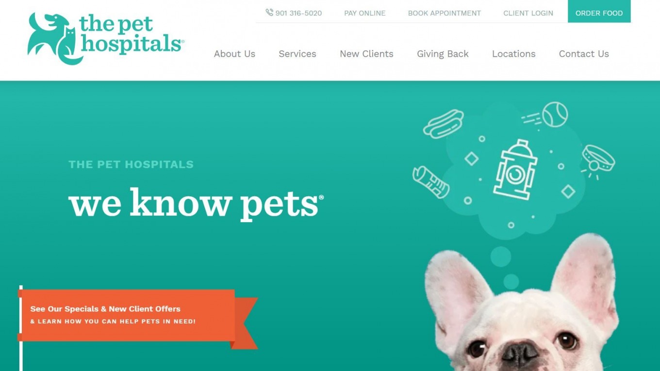 Website The Pet Hospitals