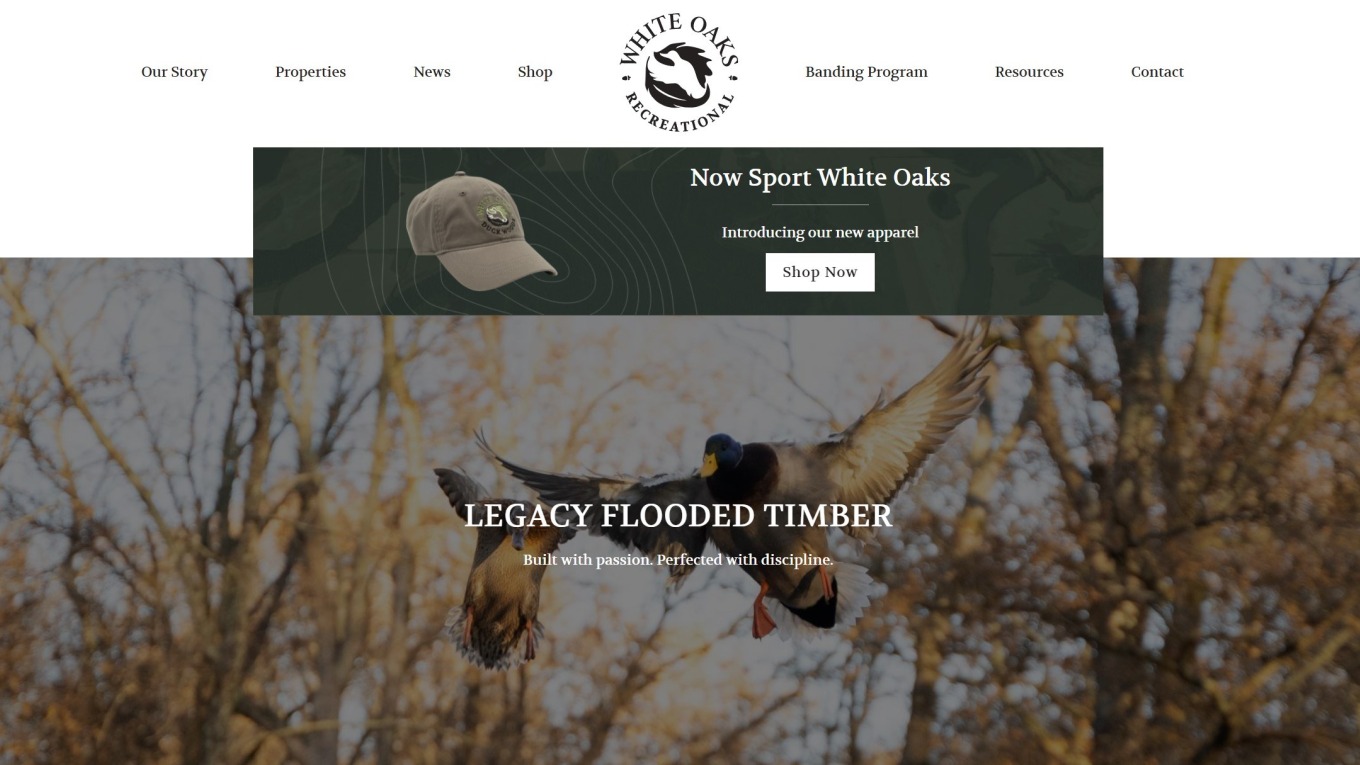 Website White Oaks