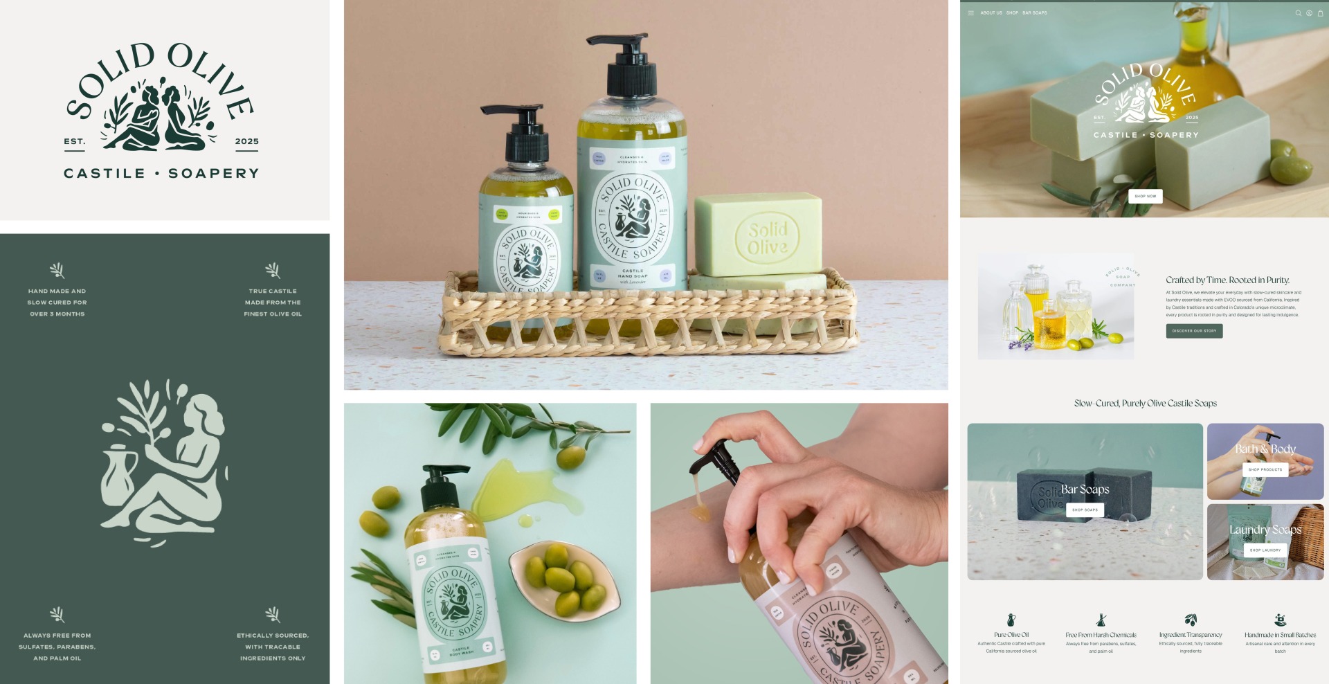 Paradigm Pitch Deck corporate Solid Olive