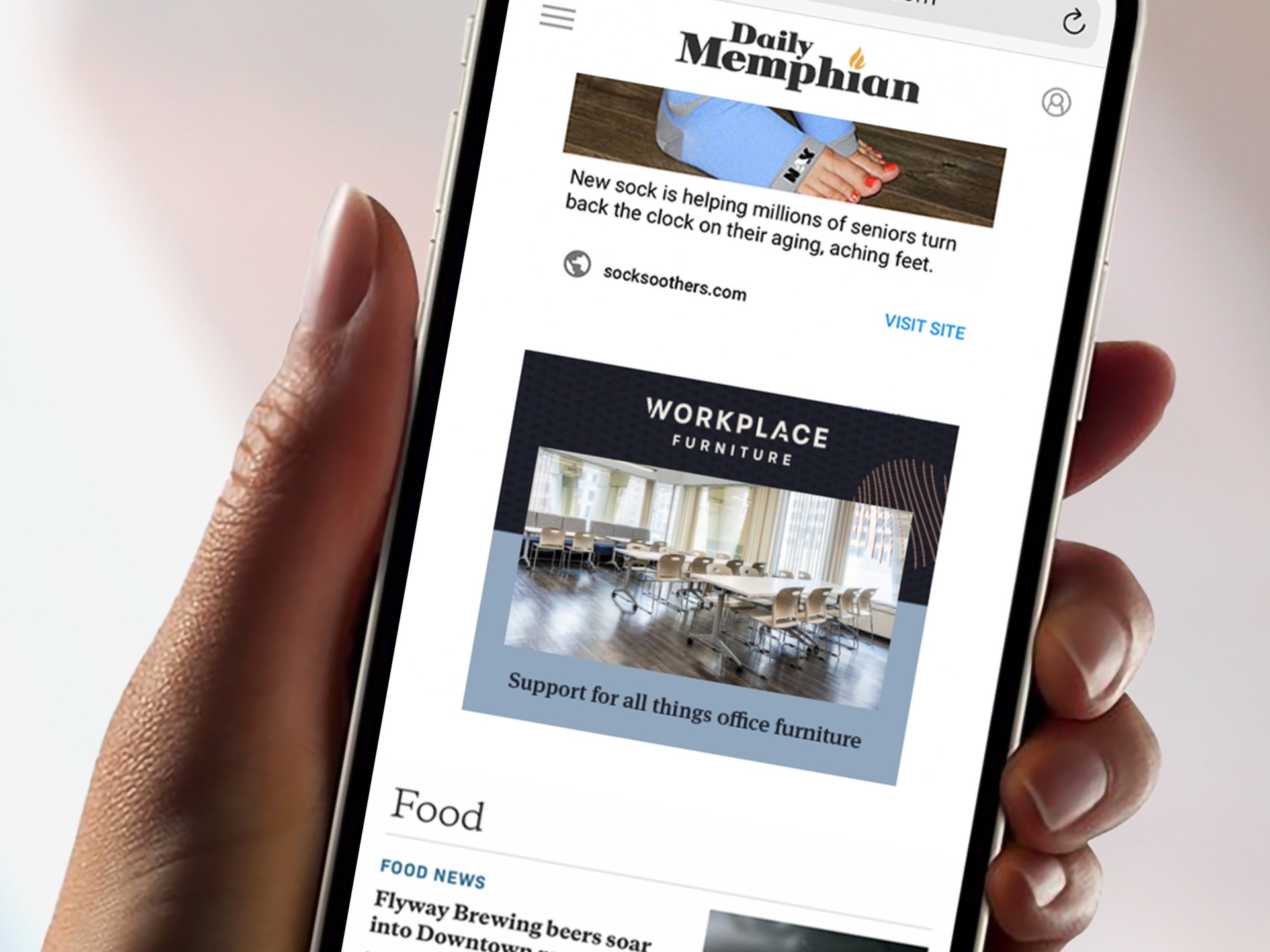 Website Ditial Ads update workplace iphone2