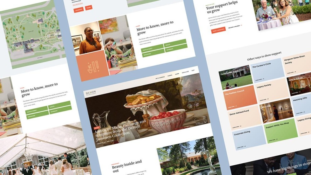 Paradigm website design Dixon