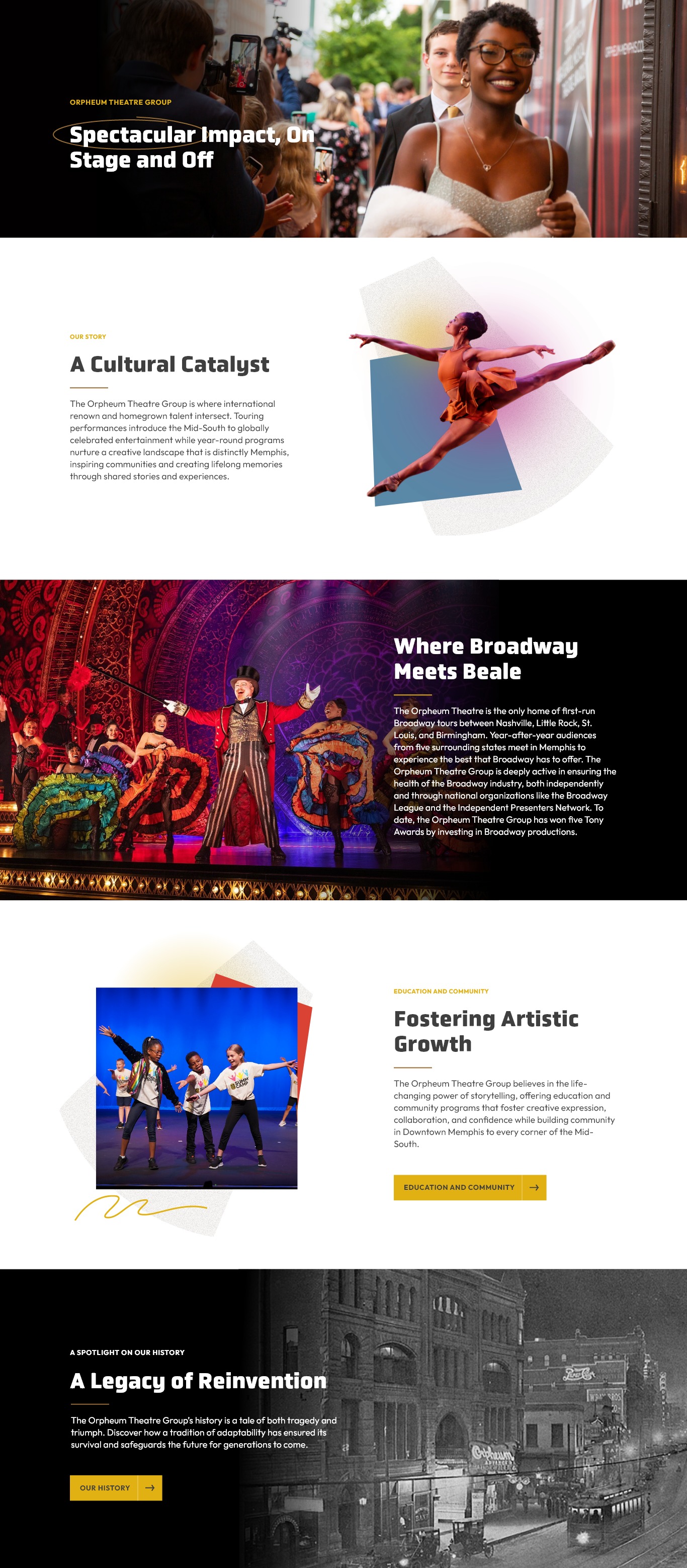 About Us Landing Page