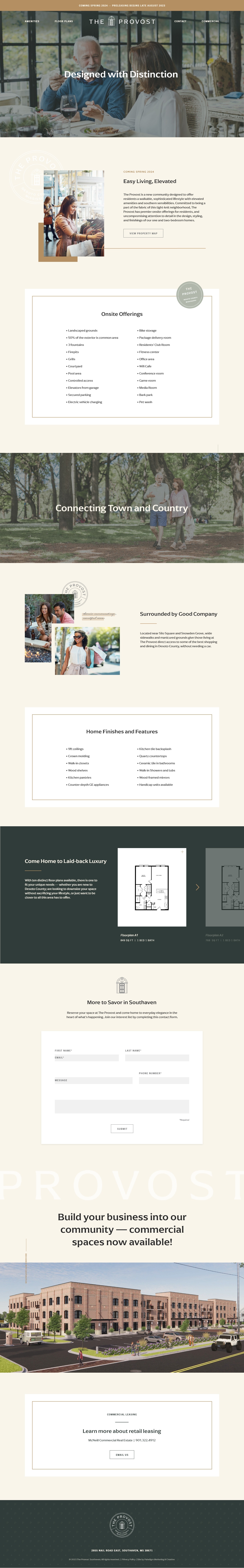 Provost Landing Page 2