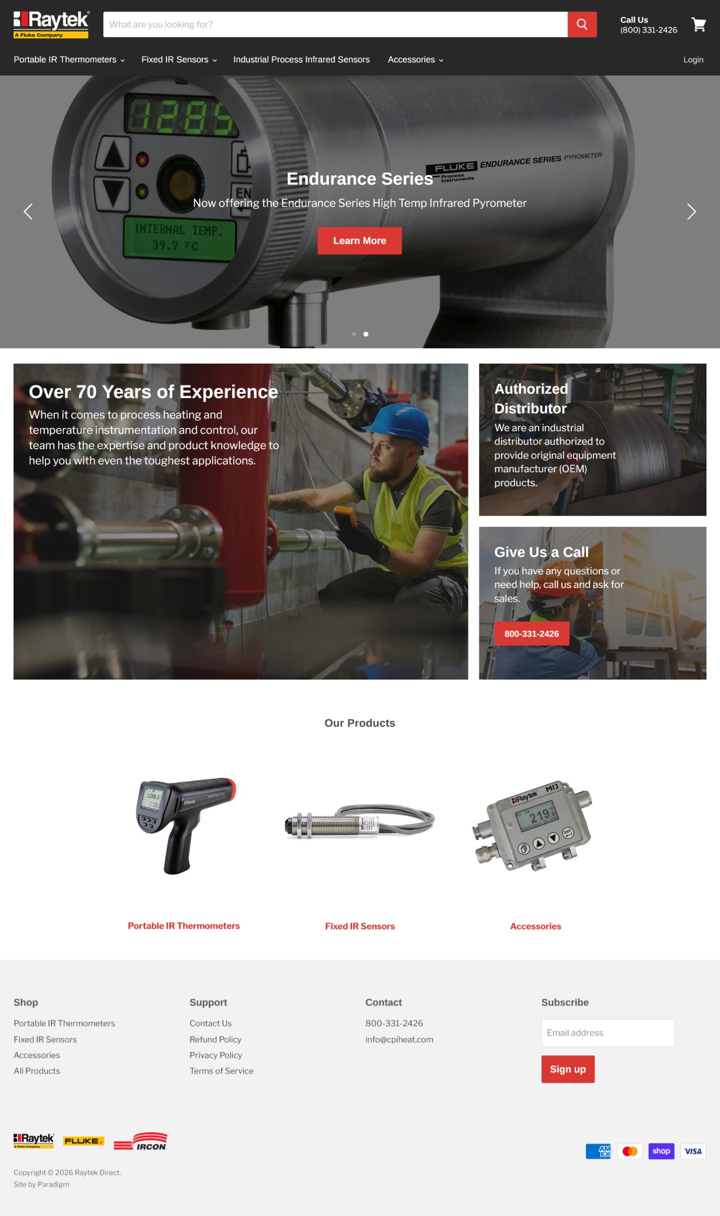 Raytek Direct IR Thermometers Sensors and Accessories